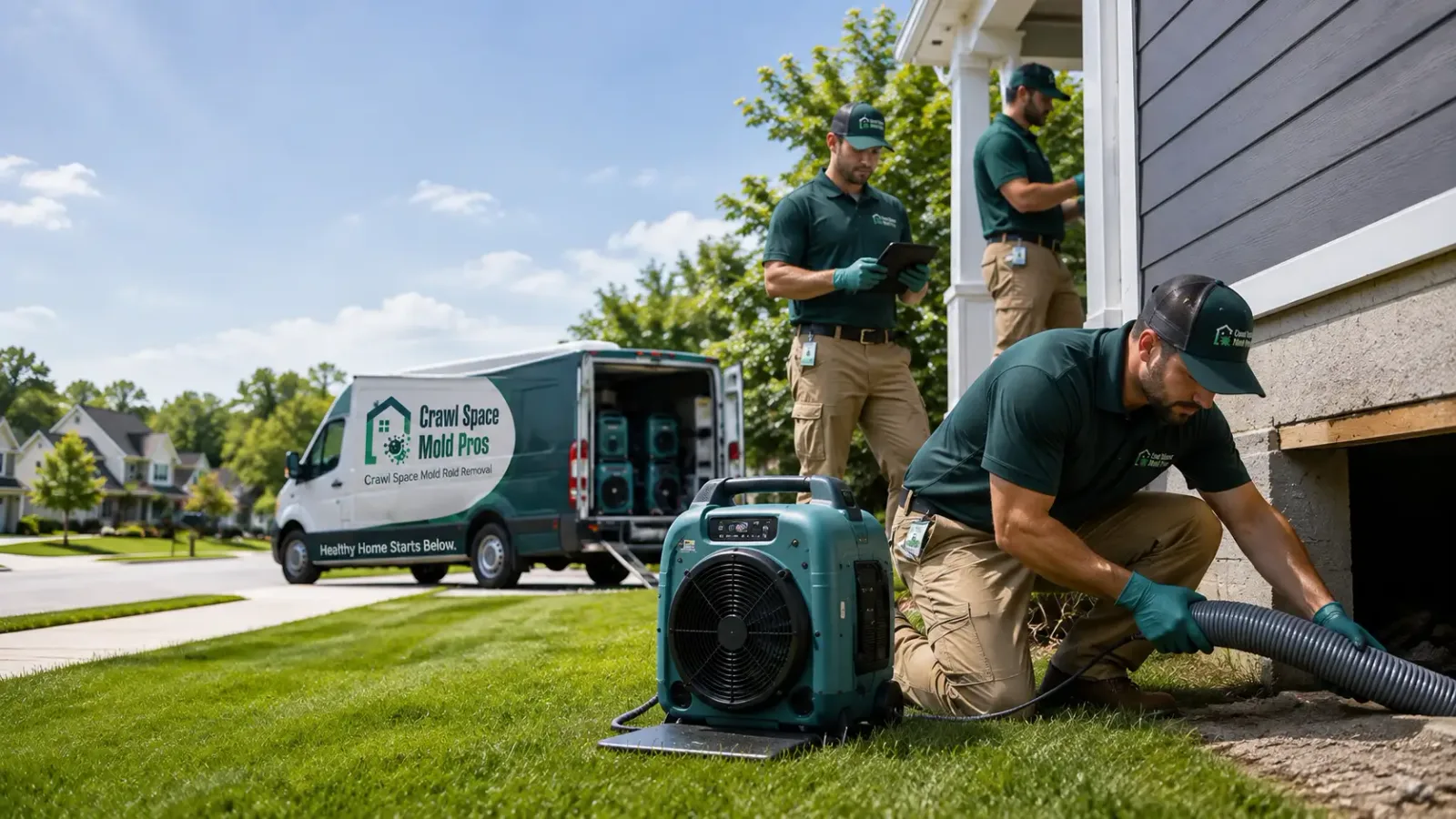 Crawl Space Mold Removal in Shawnee, WY